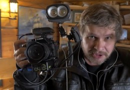 Портативный электронный стедикам и кран GoPro